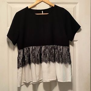Lace Detail Top